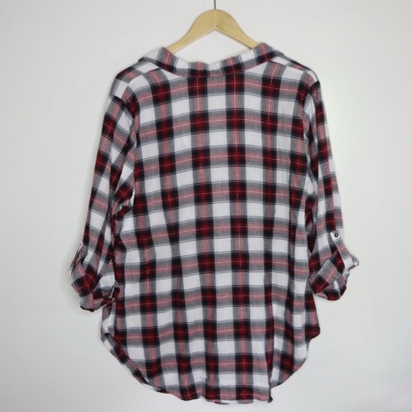 Soft Surroundings Fall Favorite Plaid Tunic NWOT - Picture 2 of 5